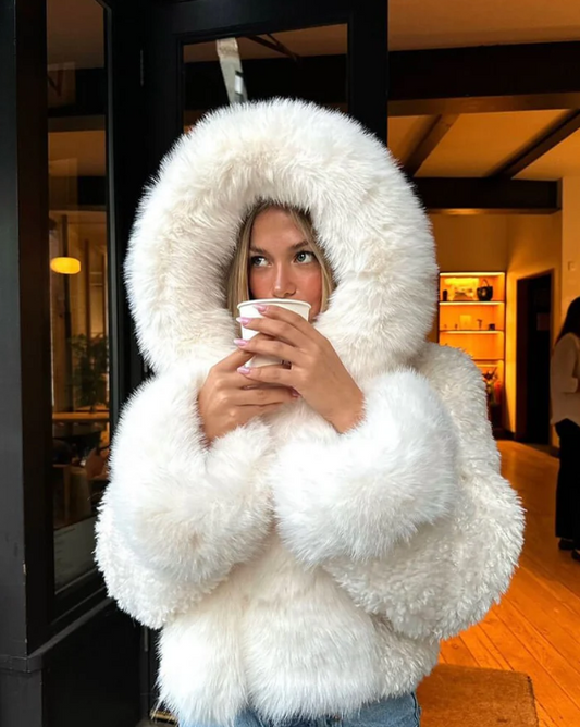 Henna Kunstpelzjacke