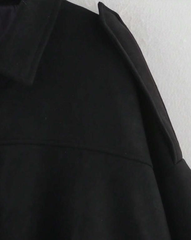 Bomberjacke aus Mikrofaser-Wildleder Jesi