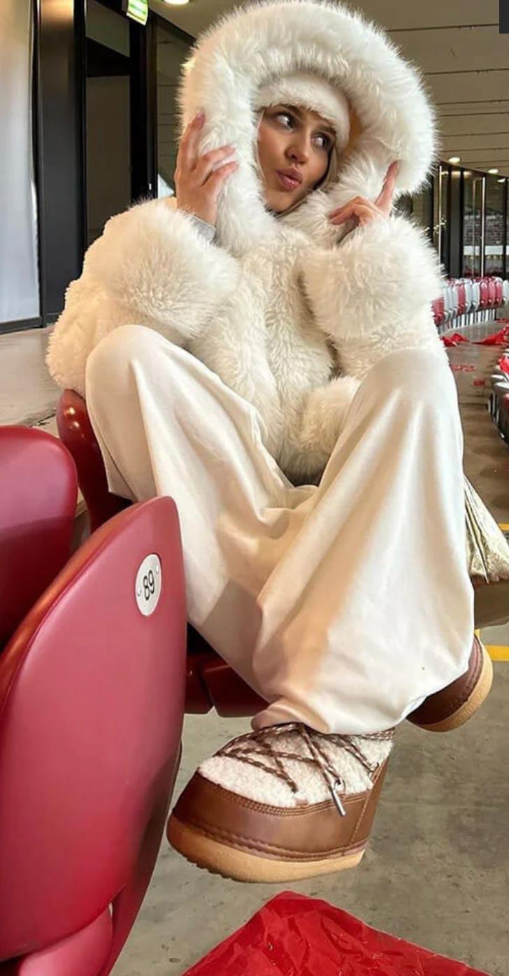 Henna Kunstpelzjacke