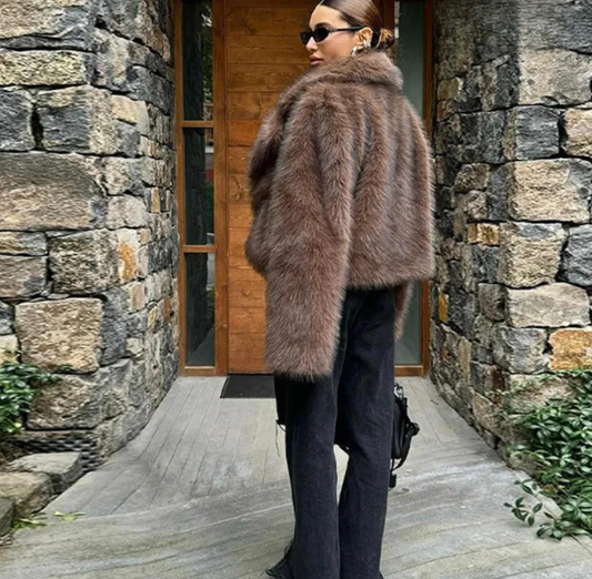 Marian Kunstpelzjacke