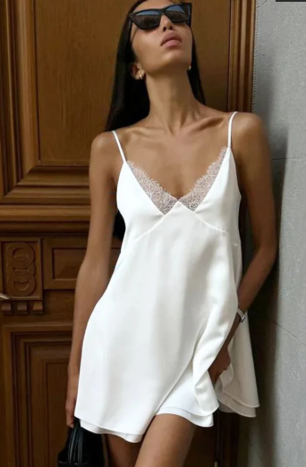 Kimberly Mini-Kleid aus Satin