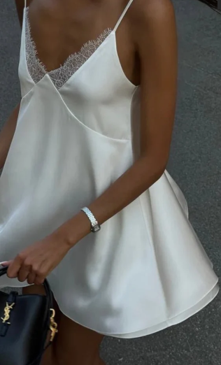 Kimberly Mini-Kleid aus Satin