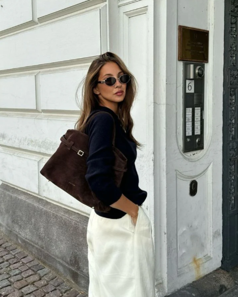 Amalia | Tasche aus Veloursleder
