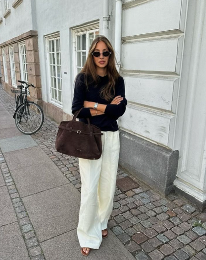 Amalia | Tasche aus Veloursleder