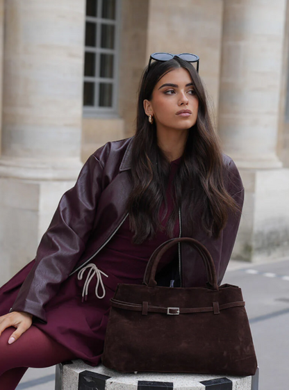 Amalia | Tasche aus Veloursleder