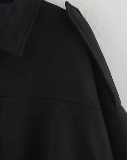 Bomberjacke aus Mikrofaser-Wildleder Jesi